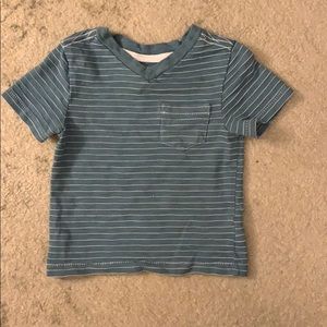 Blue and white stripe T shirt 12 months